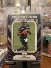 Drake Maye 2024 Panini Donruss Optic Rookie Primary Colors card