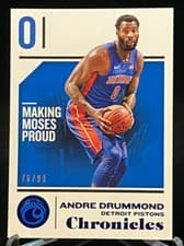 2019 2018 Panini Chronicles Andre Drummond #4