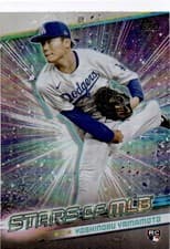 Yoshinobu Yamamoto 2024 Topps Stars of MLB card