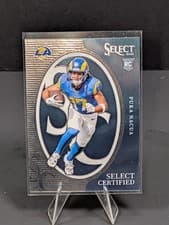Puka Nacua 2023 Panini Select Certified Rookie card
