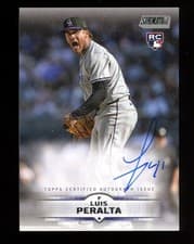 Luis Peralta 2025 Topps Stadium Club Autograph card