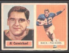 Al Carmichael 1957 Topps card