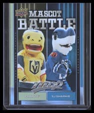 2025-26 Upper Deck MVP Mascot Battle Chance/S.J. Sharkie #MB-10 card