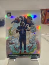 Cam Newton 2020 Panini Donruss Optic Downtown card