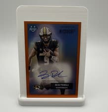 2025 Bowman University Chrome 1955 Bowman Football Autographs Beau Pribula #55AV-BP card