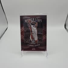 LeBron James 2023 Donruss Optic Winner Stays card