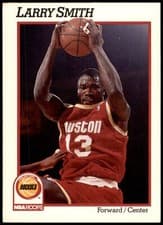 Larry Smith 1991-92 Hoops Base Set card