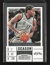 Kawhi Leonard 2017 Panini Contenders Draft Picks card