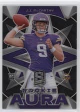 2024 Panini Spectra Rookie Aura J.J. McCarthy #RA-JMY card