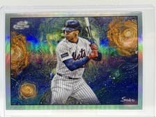 Juan Soto 2025 Topps Cosmic Chrome Stars In The Night card