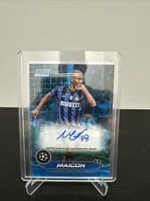 Maicon 2023 Topps Stadium Club Chrome UEFA Autograph card