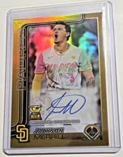 2025 Topps Real One Autographs Jackson Merrill #125 card