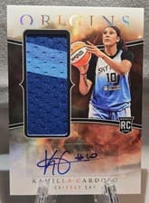 2024 Panini Origins WNBA Jersey Autographs Kamilla Cardoso #JA-KC card