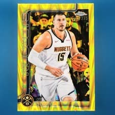 Nikola Jokic 2025 Topps Chrome card