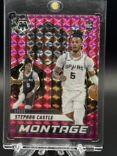Stephon Castle 2024-25 Panini Mosaic Montage card