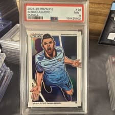 Sergio Aguero 2024 Panini Prizm Premier League Manga card