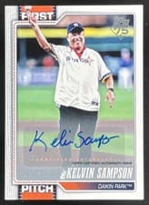 2026 Topps First Pitch Kelvin Sampson #FP-2 card