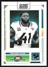 2025 Score The Franchise Josh Hines-Allen #15 card