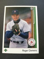 Roger Clemens 1989 Upper Deck card