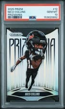 2025 Panini Prizm Prizmania Nico Collins #12 card