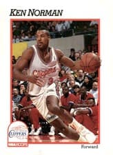 Ken Norman 1991-92 Hoops Base Set card