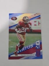 Tevin Coleman 2019 Panini Donruss Elite card