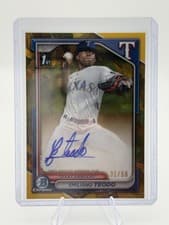 2024 Bowman Chrome Sapphire Edition Chrome Sapphire Prospect Autographs Emiliano Teodo #CSPA-ETE card