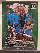 Jayson Tatum 2024 Panini Donruss Optic Downtown card