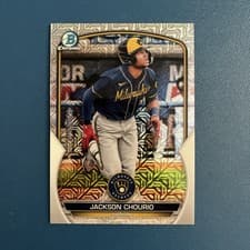 Jackson Chourio 2023 Bowman Chrome Prospects card
