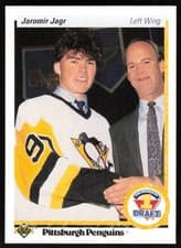 Jaromir Jagr 1990 Upper Deck card