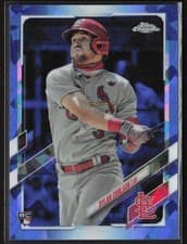 Dylan Carlson 2021 Topps Chrome Sapphire card