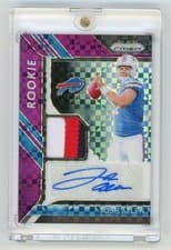 Josh Allen 2018 Panini Prizm Rookie Patch Autographs card