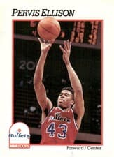 Pervis Ellison 1991-92 Hoops Base Set card