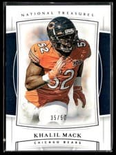 Khalil Mack 2019 Panini National Treasures card
