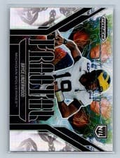 2025 Panini Prizm Black Fractal Bryce Underwood #17 card