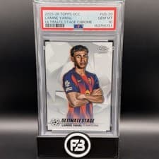 Lamine Yamal 2025 Topps UEFA Ultimate Stage Chrome card