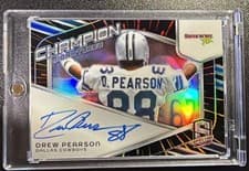 Drew Pearson 2024 Panini Spectra Champion Signatures card