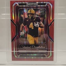 Cam Skattebo 2025 Panini Prizm Draft Picks Student Orientation card