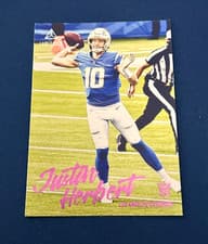 Justin Herbert 2020 Panini Chronicles Luminance card
