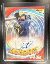 2025 Finest Moments Autographs Jackson Chourio #FMA-JCH card