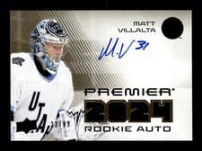 2024-25 Upper Deck Premier Premier Rookie Auto Jersey Matt Villalta #PRA-MV card