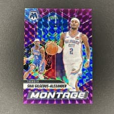 Shai Gilgeous-Alexander 2024-25 Panini Mosaic Montage card