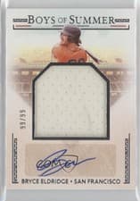 2024 Panini Boys of Summer Jumbo Prospect Material Signatures Bryce Eldridge #JMS-BE card
