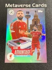 2025-26 Topps UEFA Club Competitions Home Pitch Advantage Mohamed Salah #HP-8 card