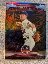 Eric Becker 2026 Panini Stars and Stripes Prizm USA Fireworks card
