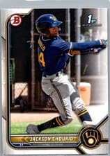 Jackson Chourio 2022 Bowman 1st Edition card