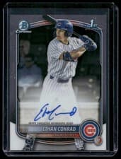 2025 Bowman Draft Chrome Prospect Autographs Ethan Conrad #CPA-EC card