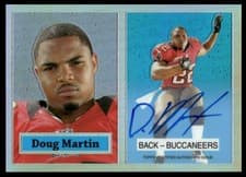 Doug Martin 2012 Topps Chrome 1957 Inserts card