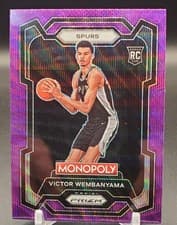 Victor Wembanyama 2023 Panini Prizm Monopoly card