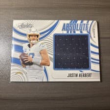 2025 Panini Absolute Absolute Jumbos Justin Herbert #AJ-JHT card